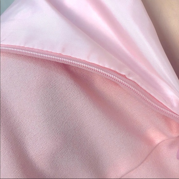 Baby Pink Bow Detail Spaghetti Strap Mini Dress - Picture 2 of 4